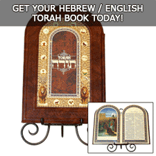 Judaica and hebrew/english Torah Book